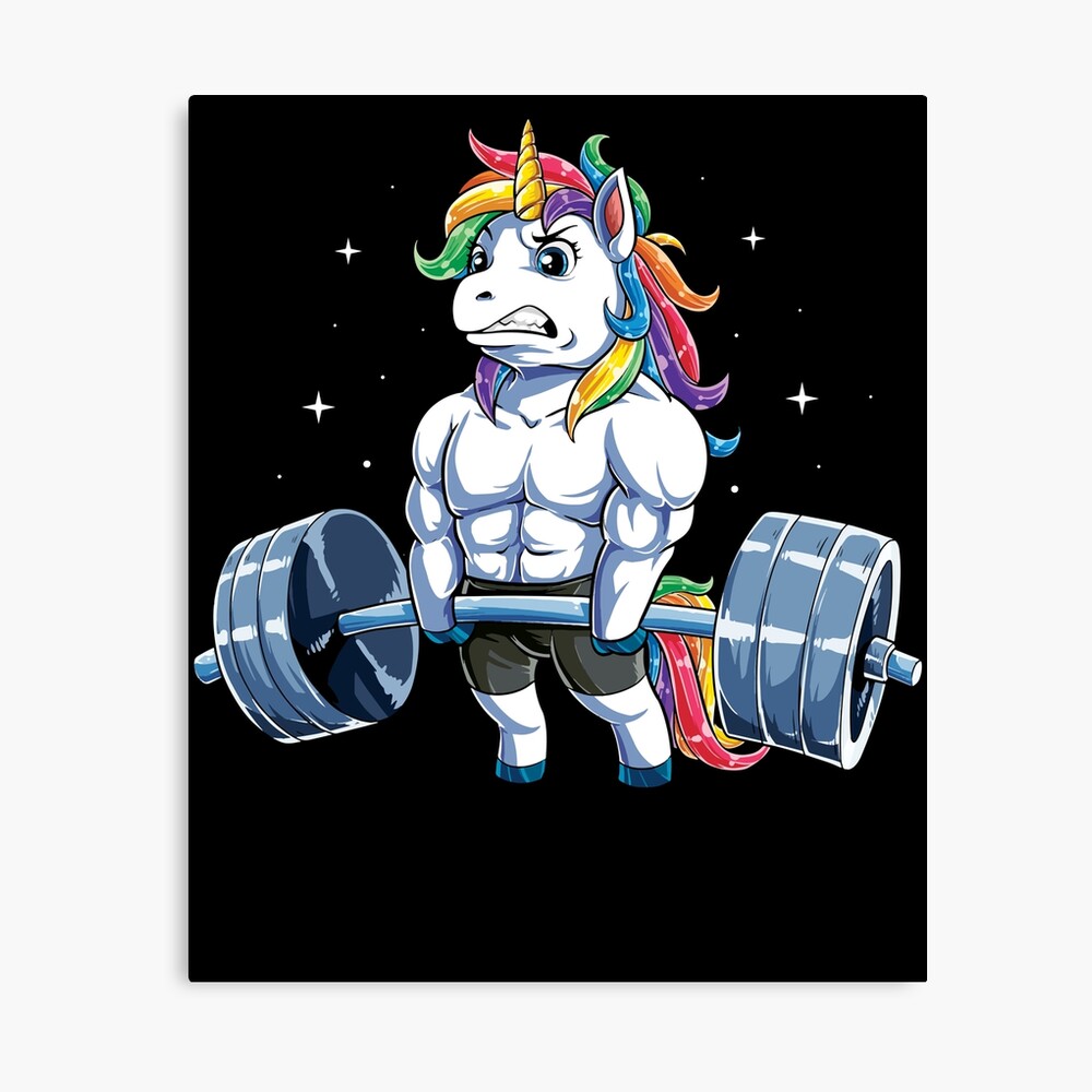 unicorn weightlifting shirt