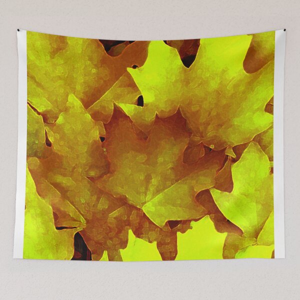 Item preview, Watercolor Yellow Autumn Leaves  designed and sold by Kolinnaprint.