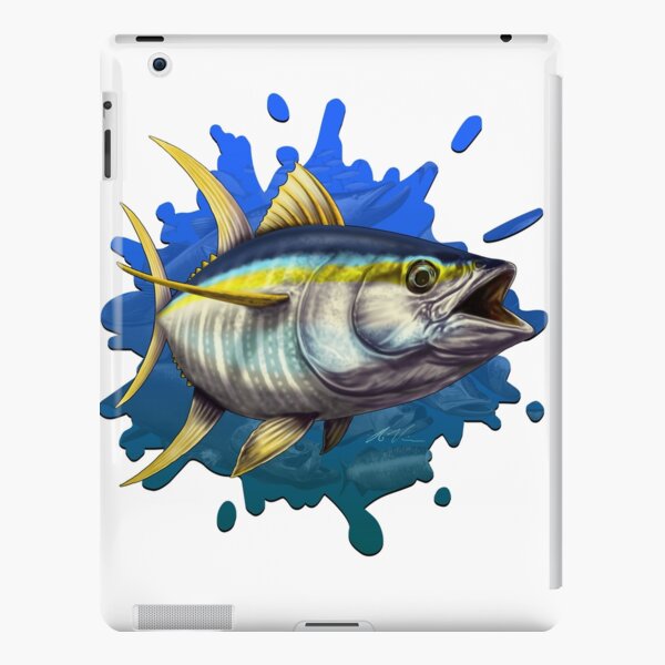 Fish Stickers  Original Marla & Yellowfin Pinup 8” Fish Decals by