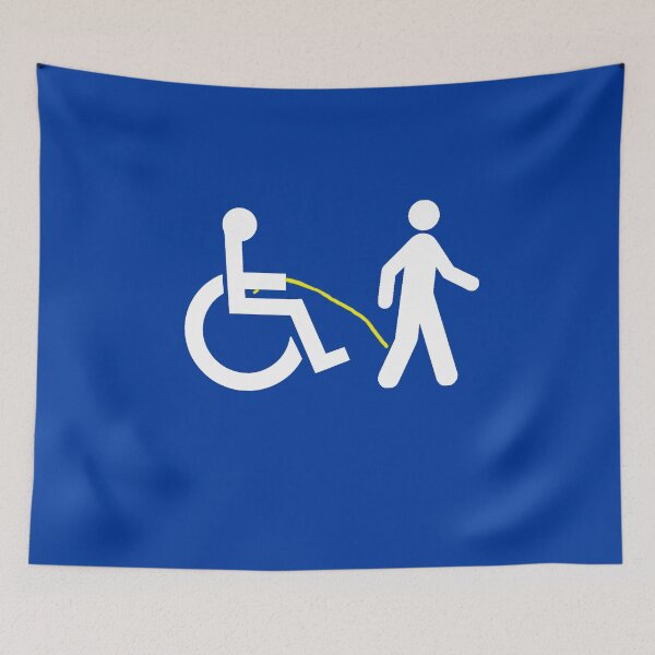 Item preview, Funny Handicap Wheelchair Pee On  designed and sold by ttuniques.