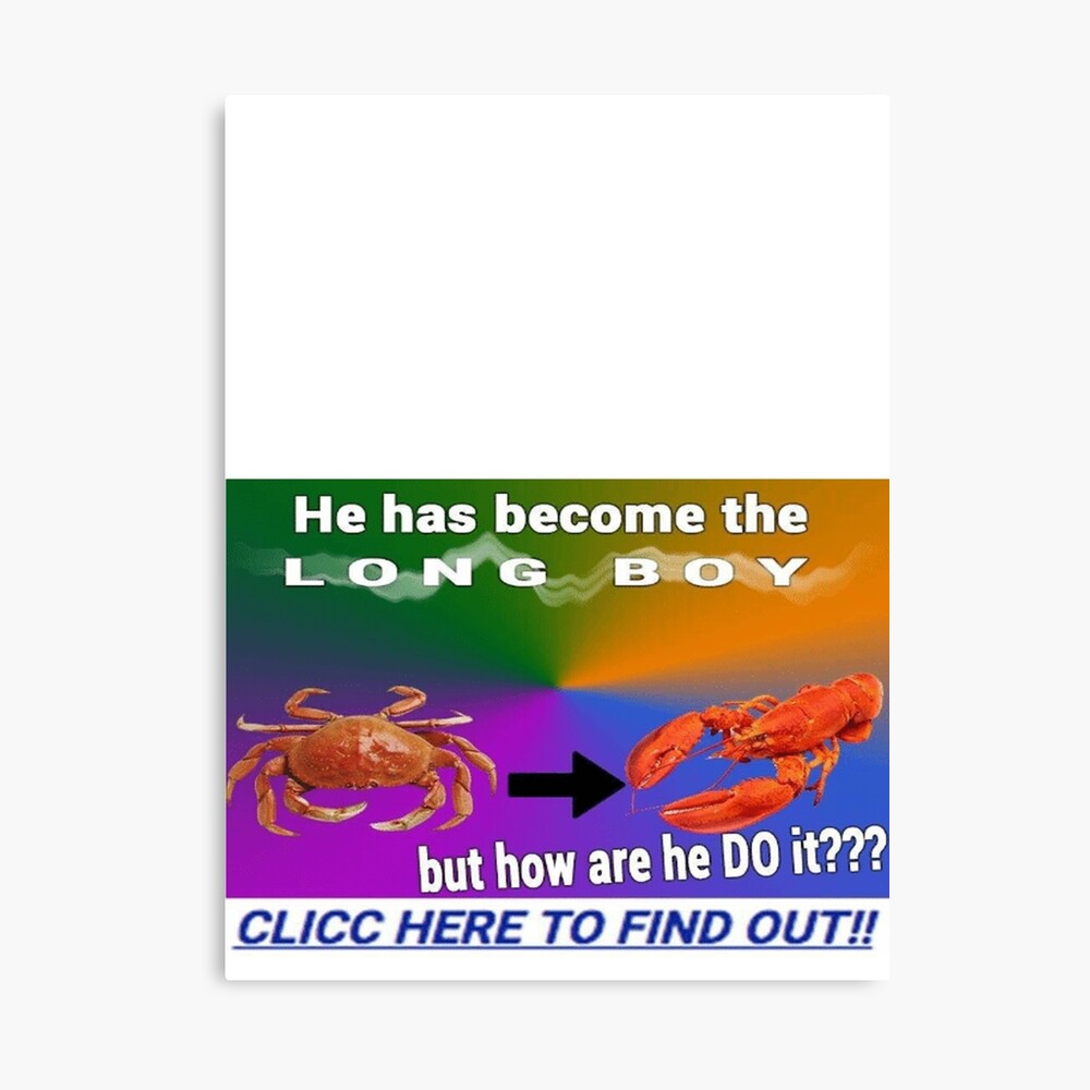 He Has Become The Longboy Metal Print By Nukerainn Redbubble - suicide mission roblox meme tote bag by nukerainn redbubble