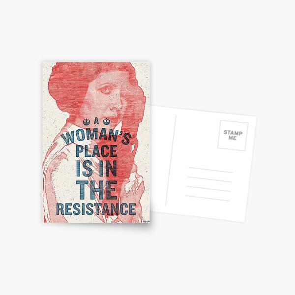 Aperçu de l'œuvre La place d'une femme est dans la Résistance créée et vendue par LadiesWhoDesign.