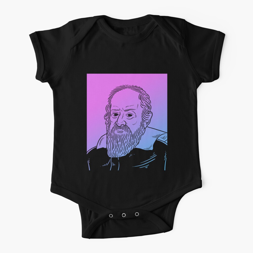 Galileo Galilei Vaporwave Pastel Goth Aesthetic Baby One Piece By