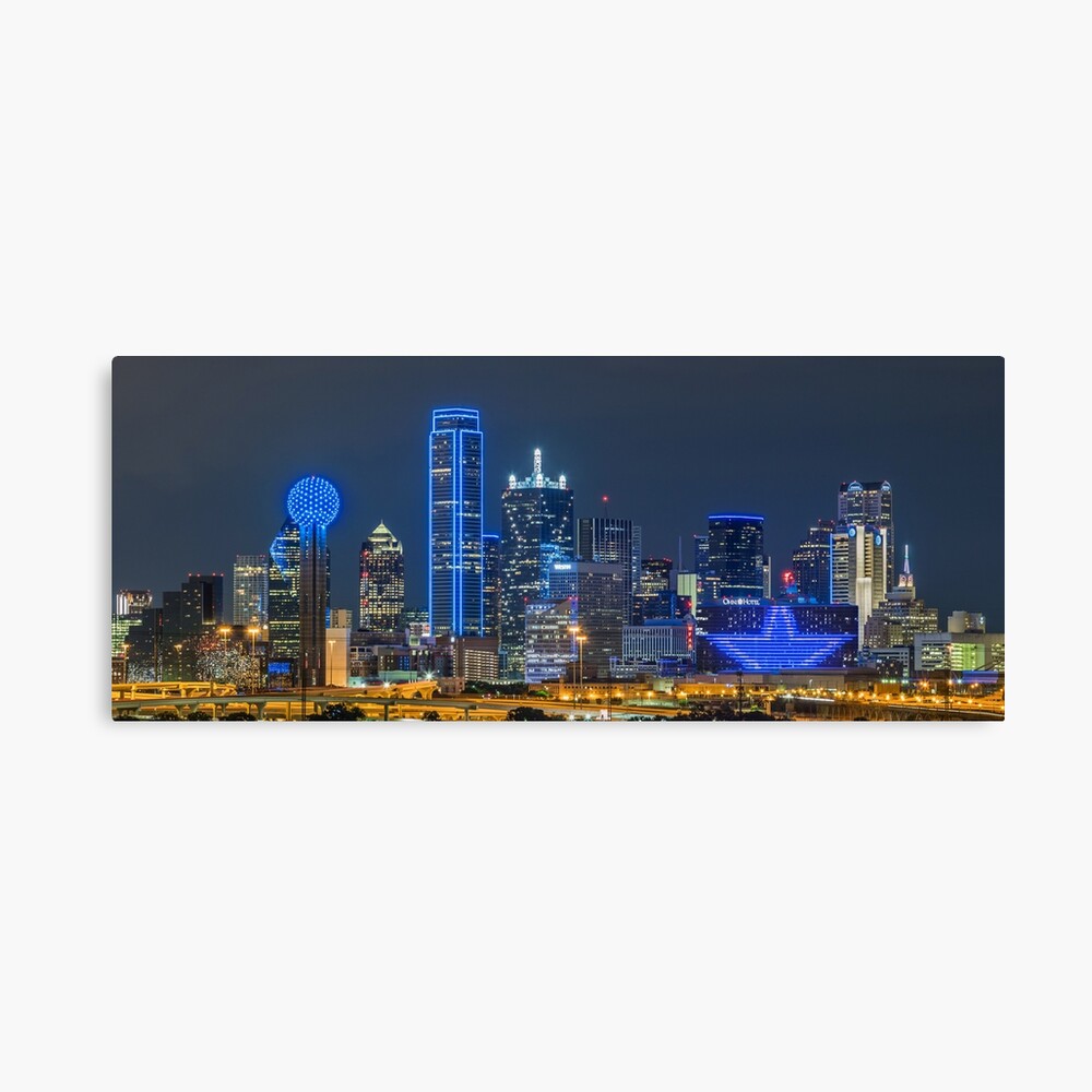 Dallas Cowboys Star Skyline Art Print