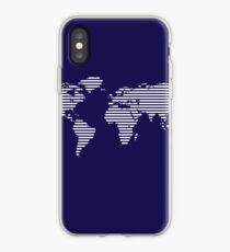 Moderne Weltkarte iPhone-Hülle & Cover