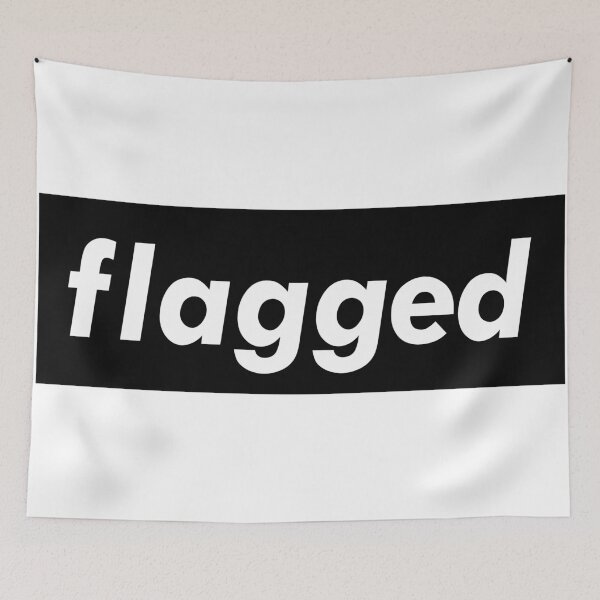 Item preview, Flagged To Show Your Character Is No Longer Safe. designed and sold by ProjectX23.
