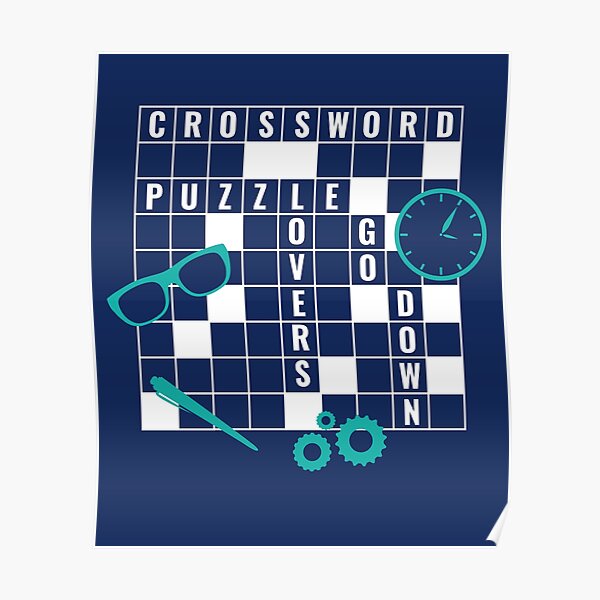 Crossword Puzzle Wall Art Redbubble