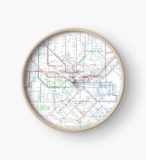 London Underground Map Clock