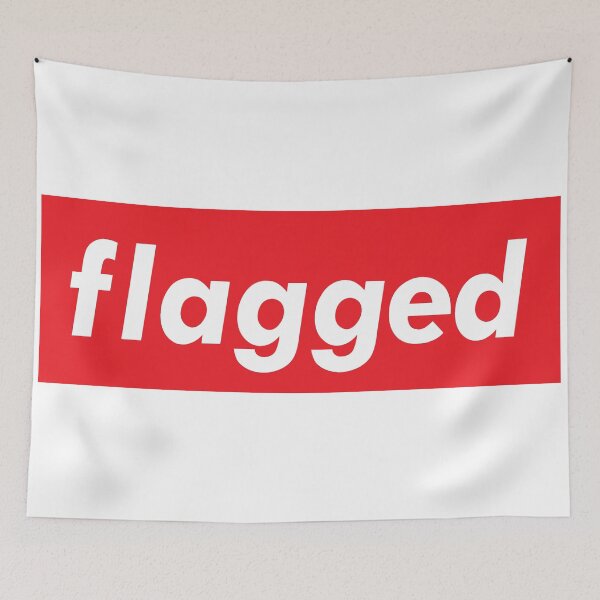 Item preview, Flagged To Show Your Character Is No Longer Safe. designed and sold by ProjectX23.