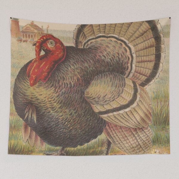 Item preview, Vintage Thanksgiving Turkey Illustration (1891) designed and sold by BravuraMedia.