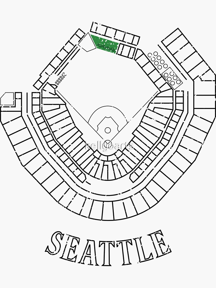 Kauffman Stadium Sticker for Sale by kellyoarts