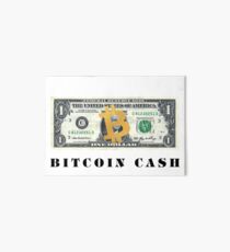 Bitcoin Cash - dollar bill - cool parody Art Board