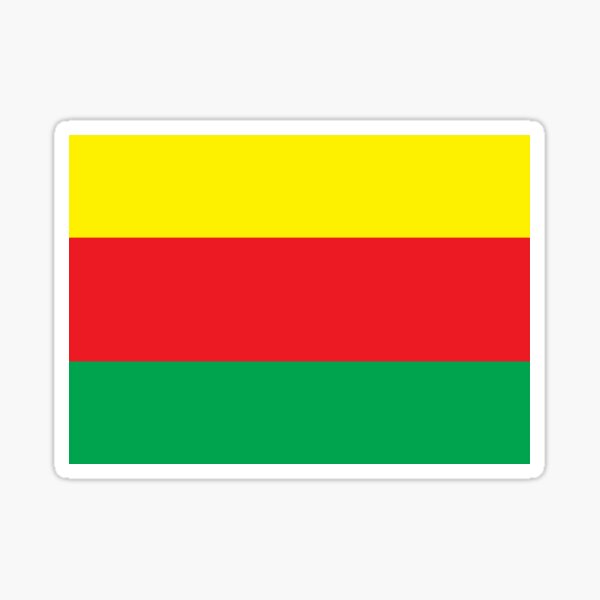kurdische Flagge Sticker
