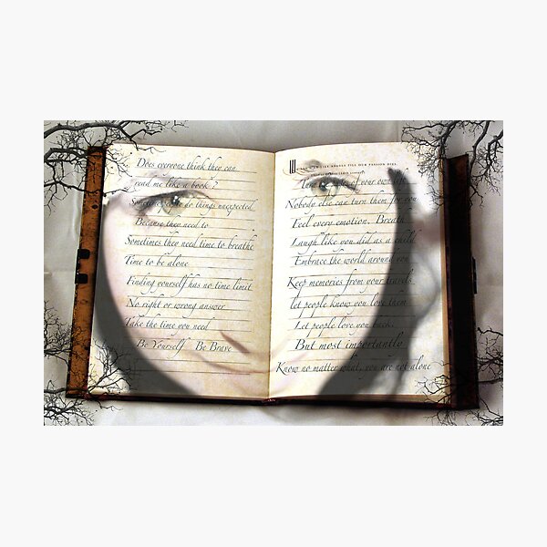 Read Me.. Photographic Print