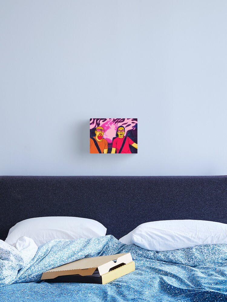Thumbnail 2 of 3, Canvas Print, RIDE OR DIE designed and sold by z0mbieparade.