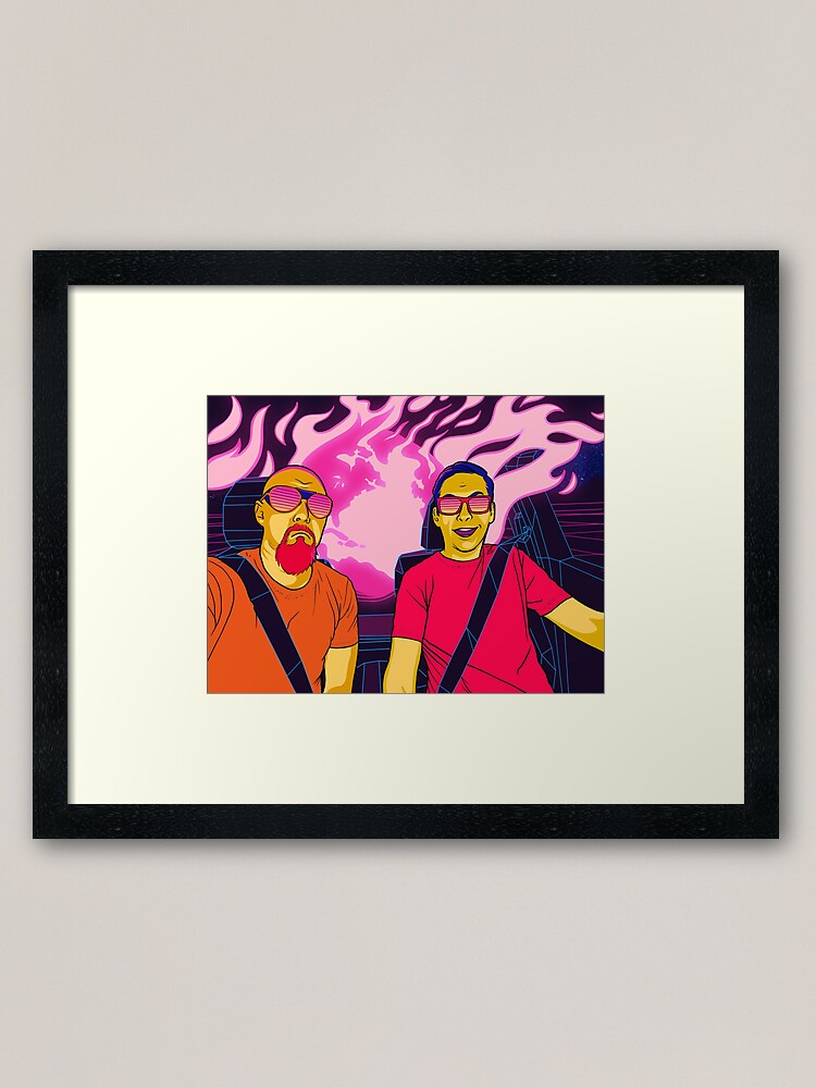 Thumbnail 1 of 7, Framed Art Print, RIDE OR DIE designed and sold by z0mbieparade.