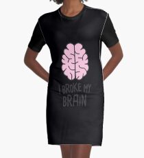 Funny Head Injury Concussion Get Well Gift Graphic T-Shirt Dress