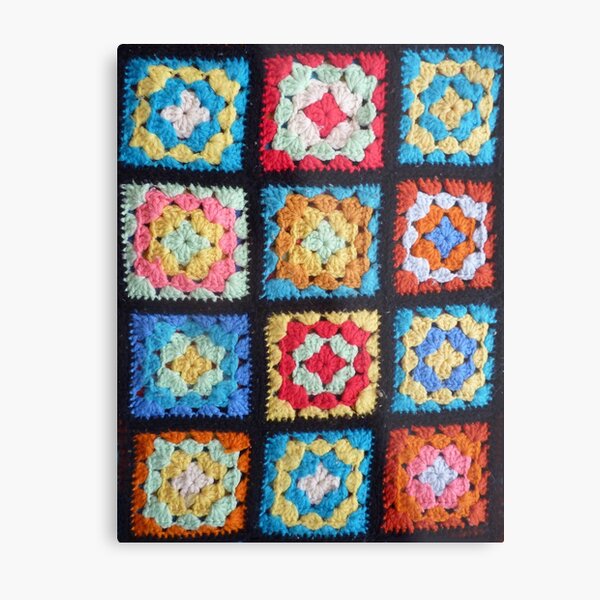 Wool flowers Metal Print