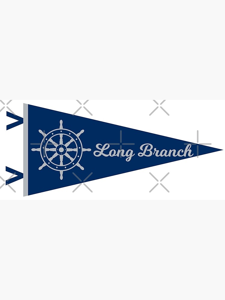 Vintage Long Branch Pennant | Poster