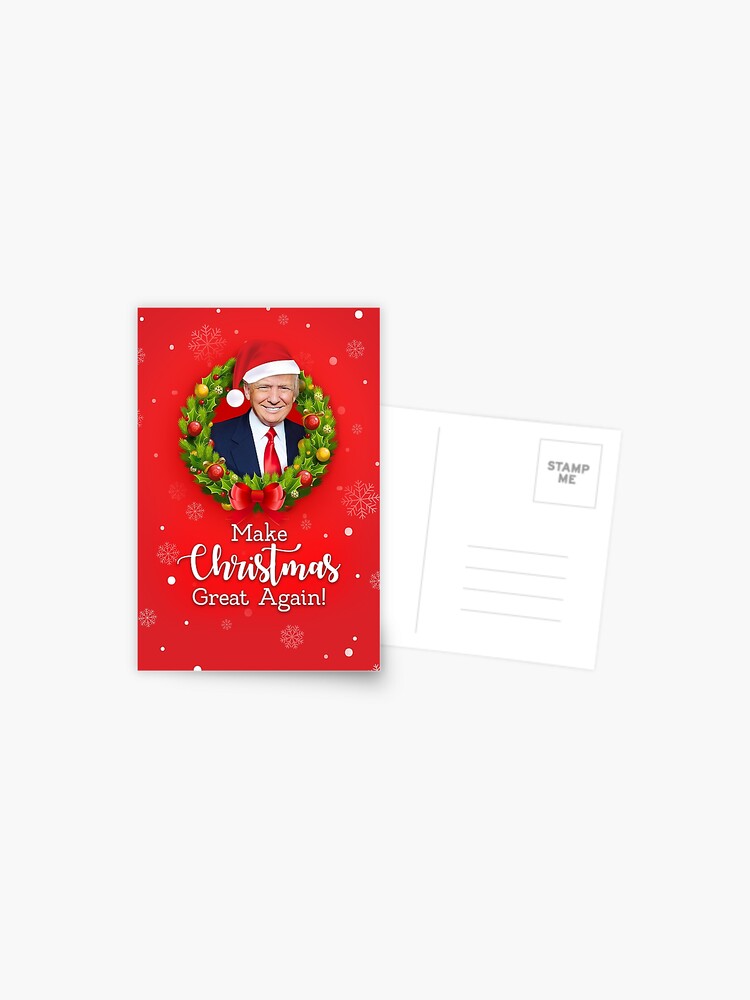 Christmas Trump Make Christmas Great Again Funny Christmas card gifts HD  HIGH QUALITY ONLINE STORE Kids T-Shirt for Sale by iresist