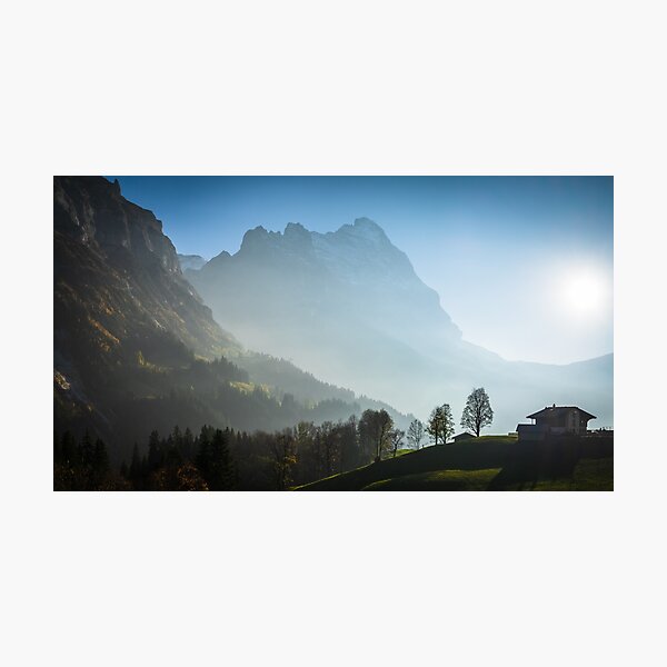 Eiger in autumn, Grindelwald, Switzerland Photographic Print
