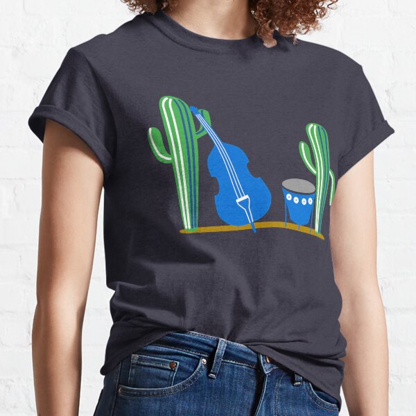 Saguaro cactus playing music Classic T-Shirt