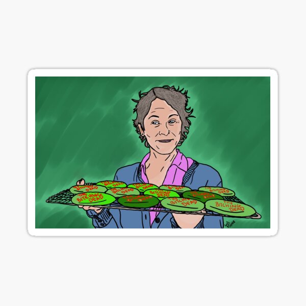 Serving Some Zombie Goo Inspired Cookies Sticker
