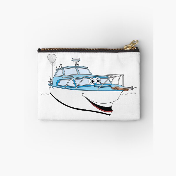 Item preview, Blue Motor Boat Cartoon designed and sold by Scott Hayes.