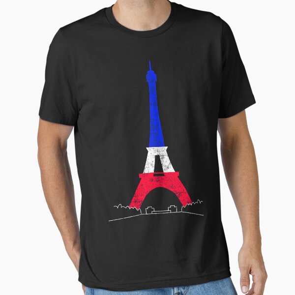 Item preview, Eiffel Tower Paris France National Flag Souvenir designed and sold by peter2art.