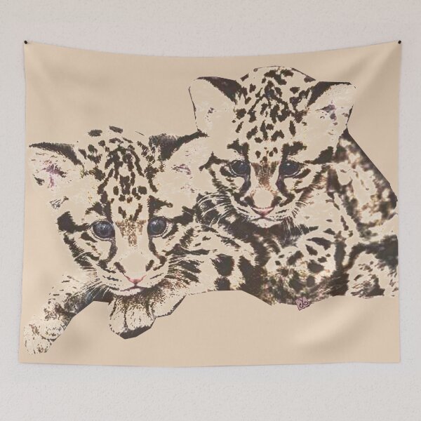 Item preview, Baby Leopards Cuddling (by ACCI) designed and sold by VanyssaGraphics.