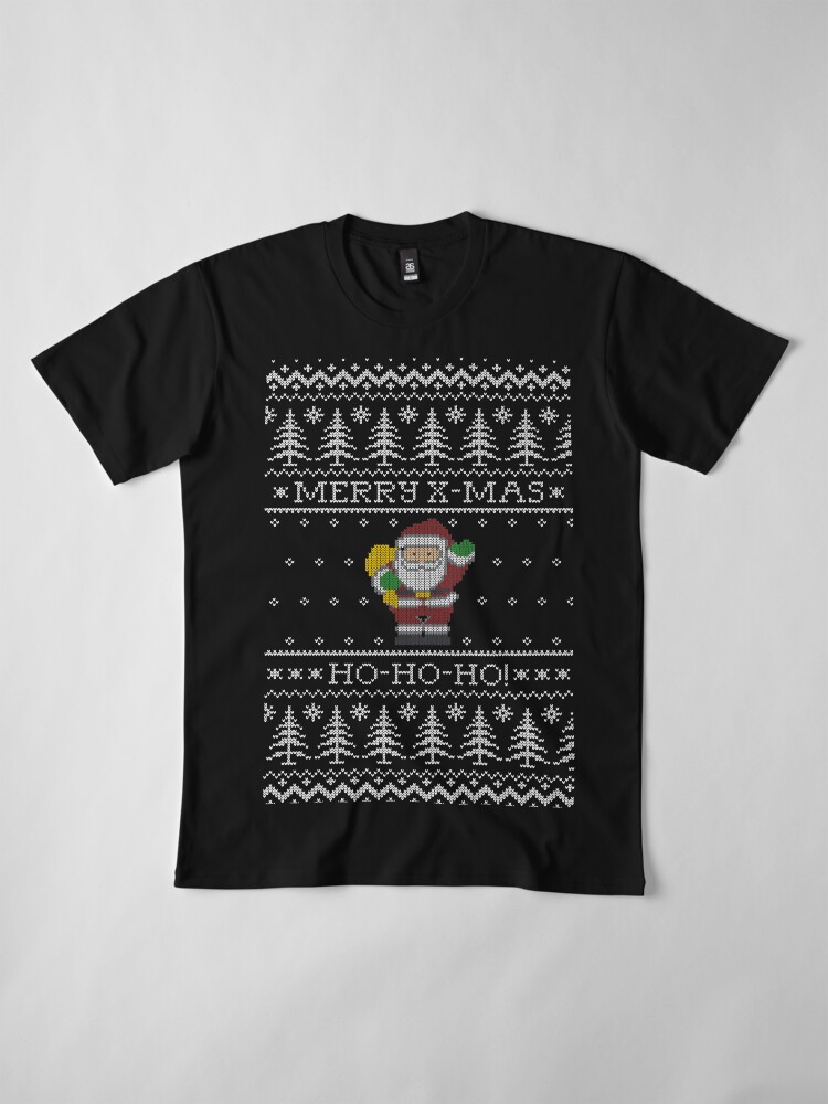 Vista alternativa de Camiseta premium Merry x-mas Ho-ho-ho!