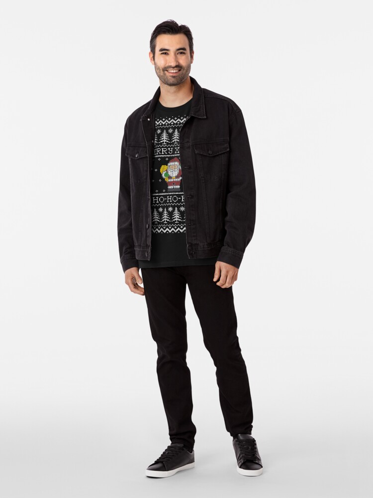 Vista alternativa de Camiseta premium Merry x-mas Ho-ho-ho!
