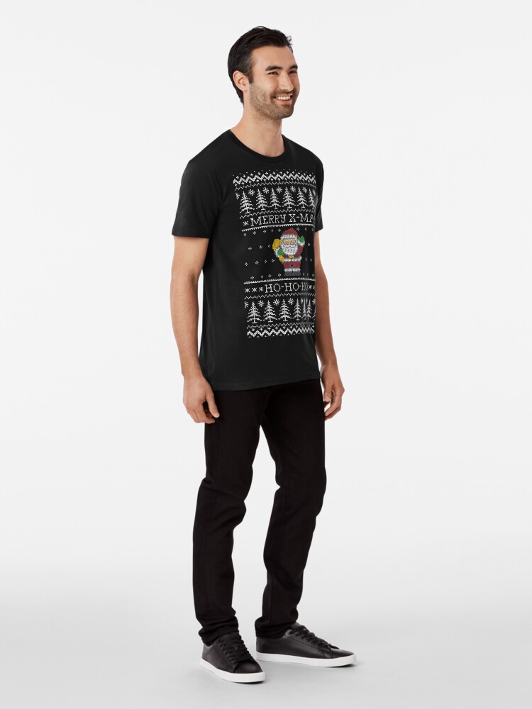 Vista alternativa de Camiseta premium Merry x-mas Ho-ho-ho!