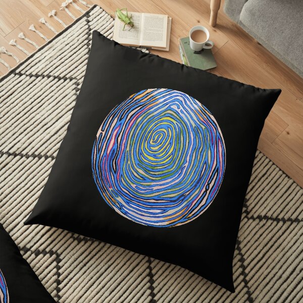 Whorld View Floor Pillow