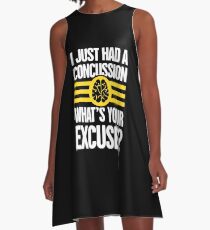 Funny Brain Injury Concussion Recovery Gift A-Line Dress