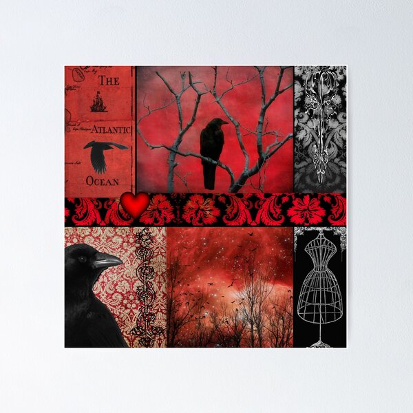 Item preview, Red And Black Crow Mix designed and sold by gothicolors.
