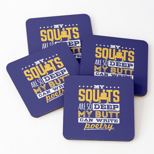 Item preview, My Squats Are So Deep My Butt Can Write Poetry designed and sold by jaygo.
