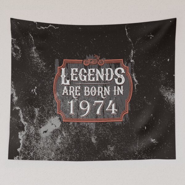 Item preview, Legends Are Born In 1974 designed and sold by RainbowCrazyFox.
