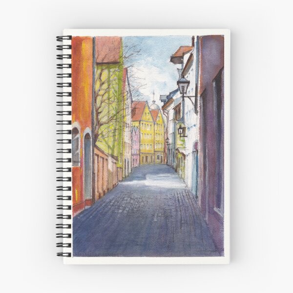 Item preview, Narrow alley in Regensburg, Germany designed and sold by Dai Wynn Fine Art.
