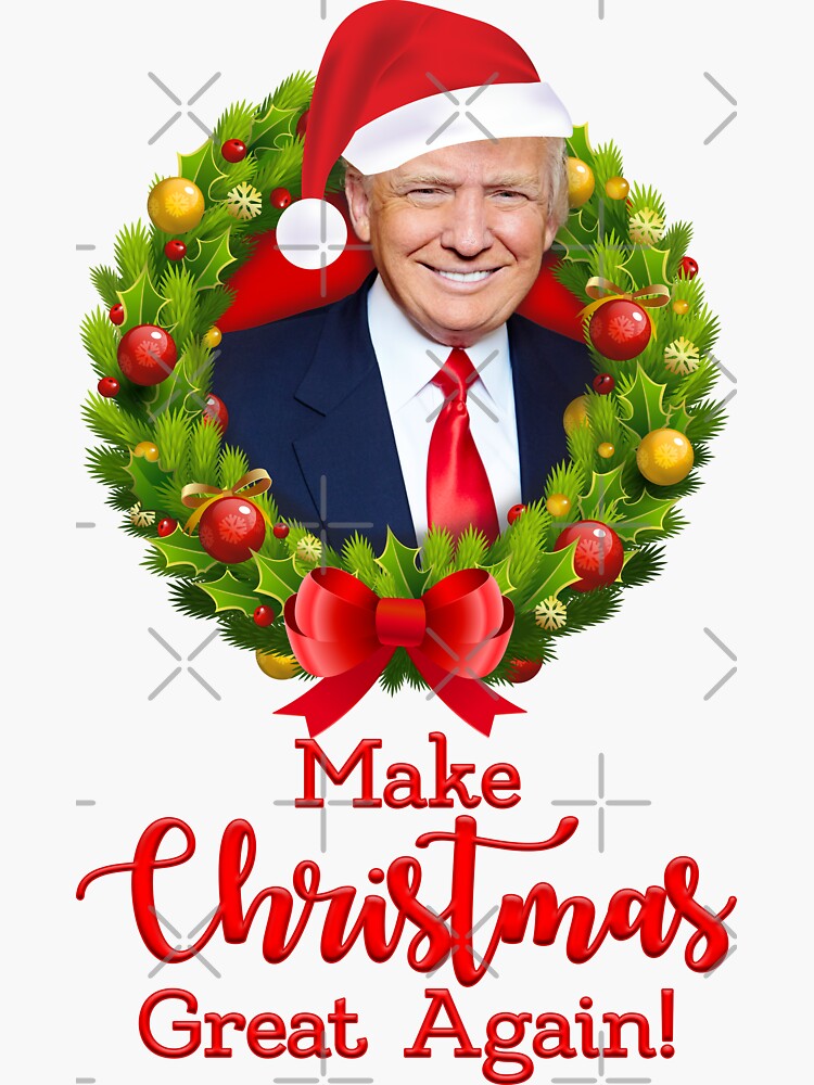 Christmas Trump Make Christmas Great Again Funny Christmas card gifts HD  HIGH QUALITY ONLINE STORE Kids T-Shirt for Sale by iresist