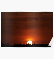 sunset serenity. Poster