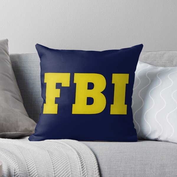 Fbi Pillows Cushions Redbubble - fbi fbi jacket bottom roblox