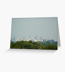 The City of London from Richmond Park Greeting Card