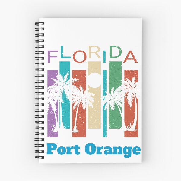 Item preview, Retro Port Orange Florida Palm Tree Souvenir Shirt designed and sold by Theodore Cory.