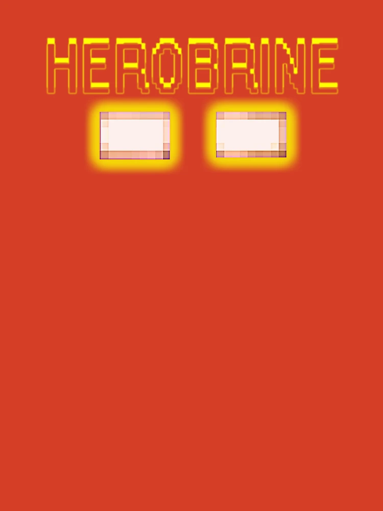 red neon herobrine