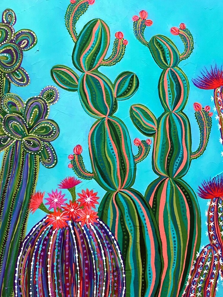 Cactus Party no.1 by Lisafrancesjudd