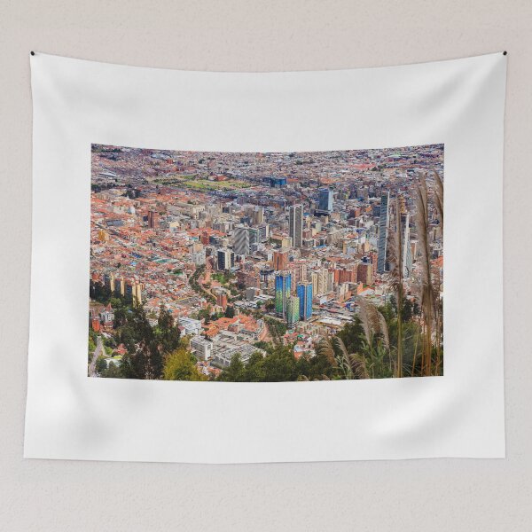 Item preview, Bogota, Colombia - View Of Downtown Area From Monserrate designed and sold by Mano Chandra Dhas.