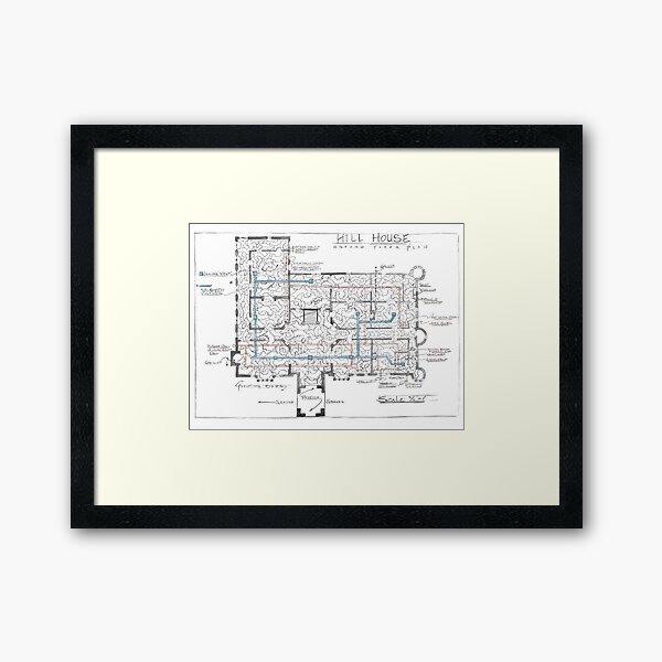 Item preview, Hill House blueprint with Forever House repeated dozens of times designed and sold by Chris Burns.