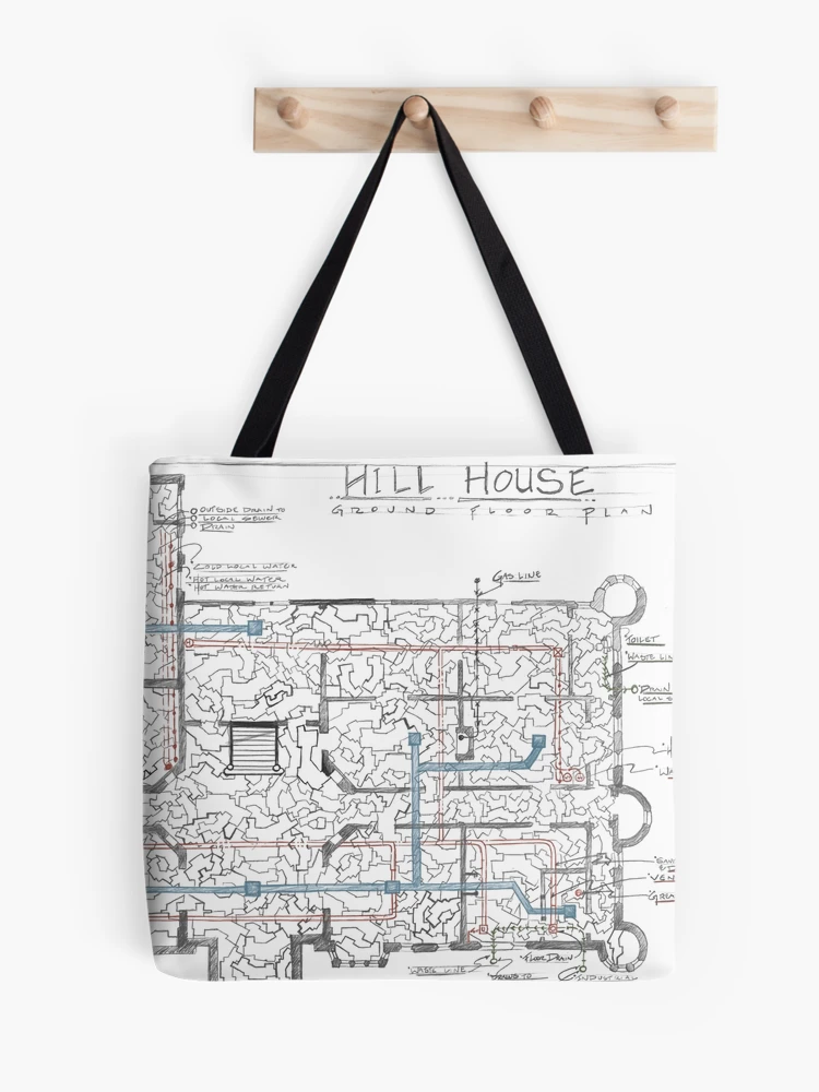 Hill House blueprint with Forever House repeated dozens of