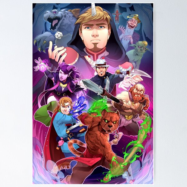Item preview, Just Roll With It Arc 1 Poster designed and sold by justrollwithit.